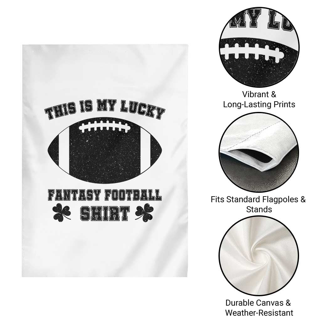 Lucky Fantasy Football Garden Flag Vintage Commissioner Draft Party Commish FFL TS10 Print Your Wear