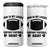 Lucky Fantasy Football 4 in 1 Can Cooler Tumbler Vintage Commissioner Draft Party Commish FFL TS10 One Size: 16 oz White Print Your Wear