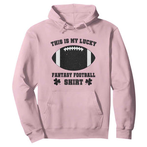 Lucky Fantasy Football Hoodie Vintage Commissioner Draft Party Commish FFL TS10 Light Pink Print Your Wear