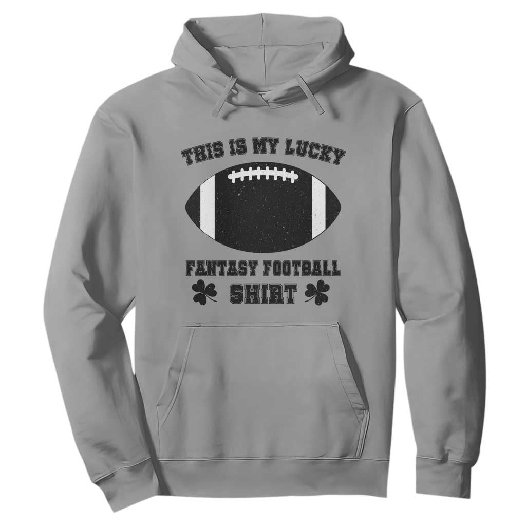 Lucky Fantasy Football Hoodie Vintage Commissioner Draft Party Commish FFL TS10 Sport Gray Print Your Wear