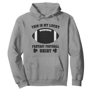 Lucky Fantasy Football Hoodie Vintage Commissioner Draft Party Commish FFL TS10 Sport Gray Print Your Wear