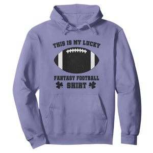Lucky Fantasy Football Hoodie Vintage Commissioner Draft Party Commish FFL TS10 Violet Print Your Wear
