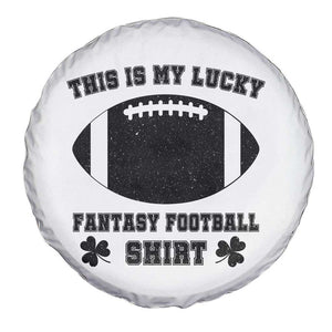 Lucky Fantasy Football Spare Tire Cover Vintage Commissioner Draft Party Commish FFL TS10 Print Your Wear