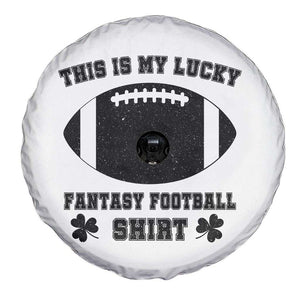 Lucky Fantasy Football Spare Tire Cover Vintage Commissioner Draft Party Commish FFL TS10 Print Your Wear