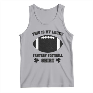 Lucky Fantasy Football Tank Top Vintage Commissioner Draft Party Commish FFL TS10 Athletic Heather Print Your Wear
