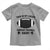 Lucky Fantasy Football Toddler T Shirt Vintage Commissioner Draft Party Commish FFL TS10 Sport Gray Print Your Wear