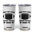 Lucky Fantasy Football Tumbler Cup Vintage Commissioner Draft Party Commish FFL TS10 White Print Your Wear