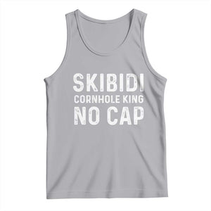 Cornhole King Tank Top No Cap Funny Bean Bag Toss Game TS10 Athletic Heather Print Your Wear