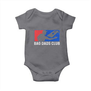 Funny Cornhole Bag Dads Club Baby Onesie TS10 Charcoal Print Your Wear