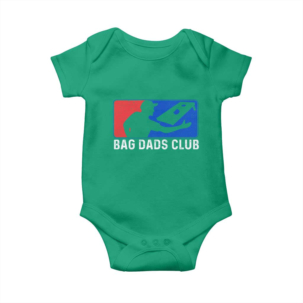 Funny Cornhole Bag Dads Club Baby Onesie TS10 Irish Green Print Your Wear