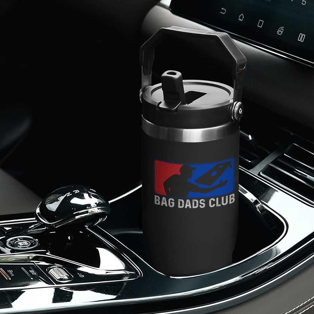 Funny Cornhole Bag Dads Club Flip Straw Tumbler TS10 Print Your Wear
