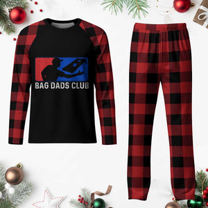 Funny Cornhole Bag Dads Club Plaid Pajama Set TS10 Buffalo Plaid Print Your Wear