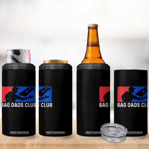 Funny Cornhole Bag Dads Club 4 in 1 Can Cooler Tumbler TS10 Print Your Wear