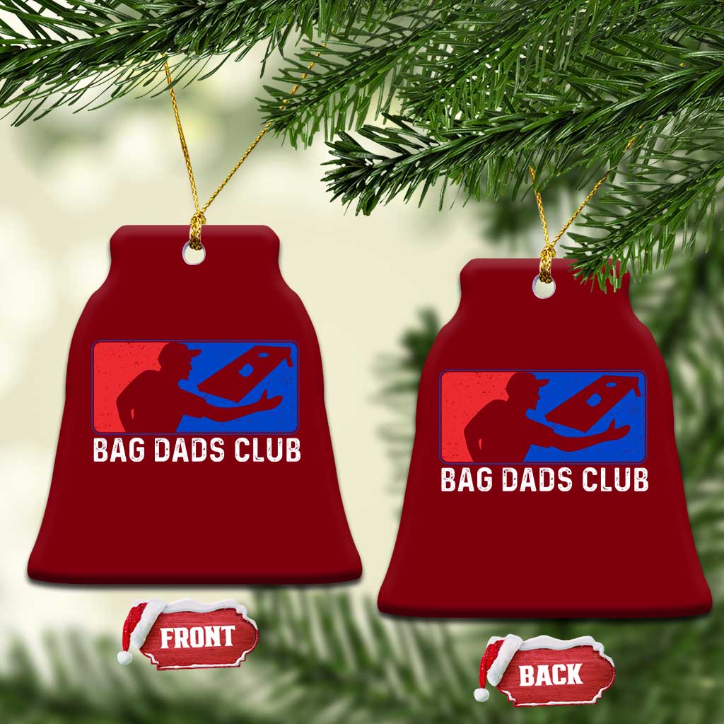 Funny Cornhole Bag Dads Club Ceramic Ornament TS10 Print Your Wear