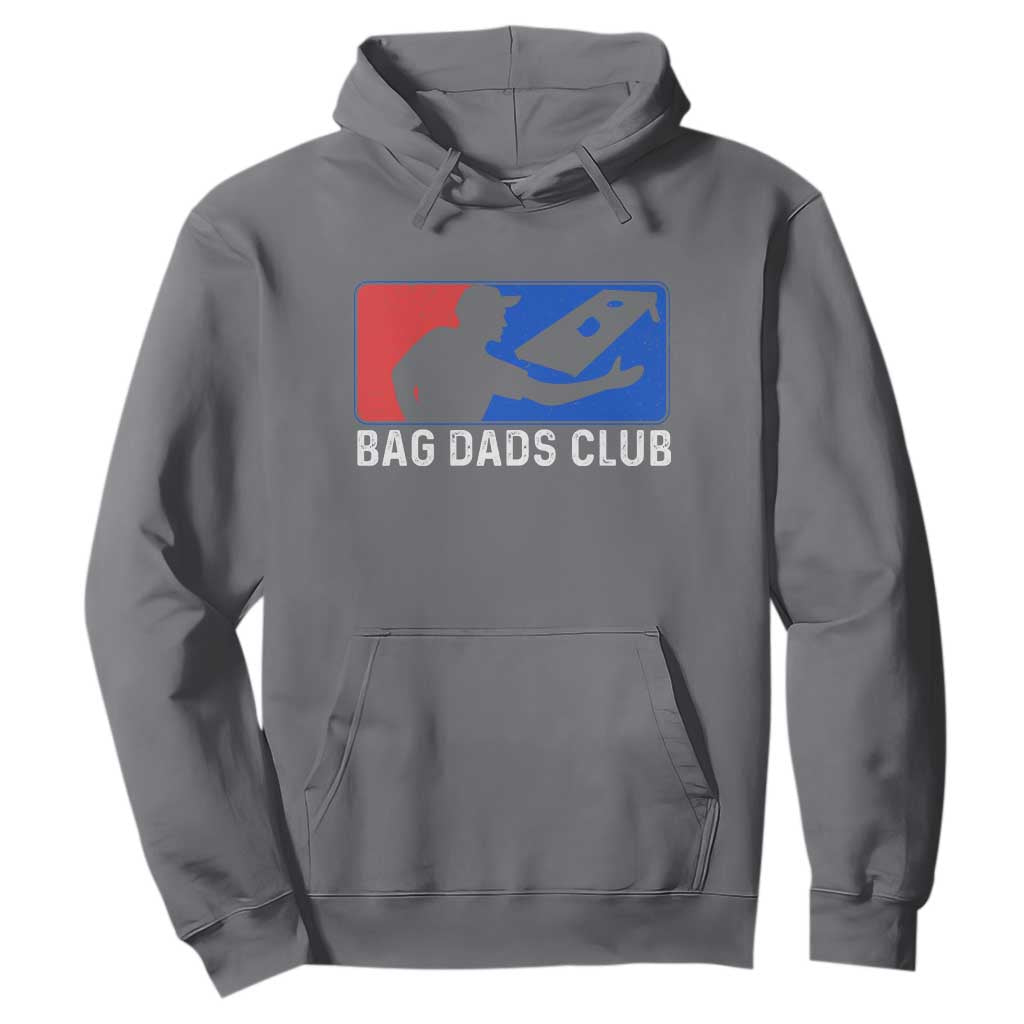 Funny Cornhole Bag Dads Club Hoodie TS10 Charcoal Print Your Wear