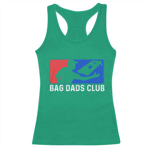 Funny Cornhole Bag Dads Club Racerback Tank Top TS10 Irish Green Print Your Wear