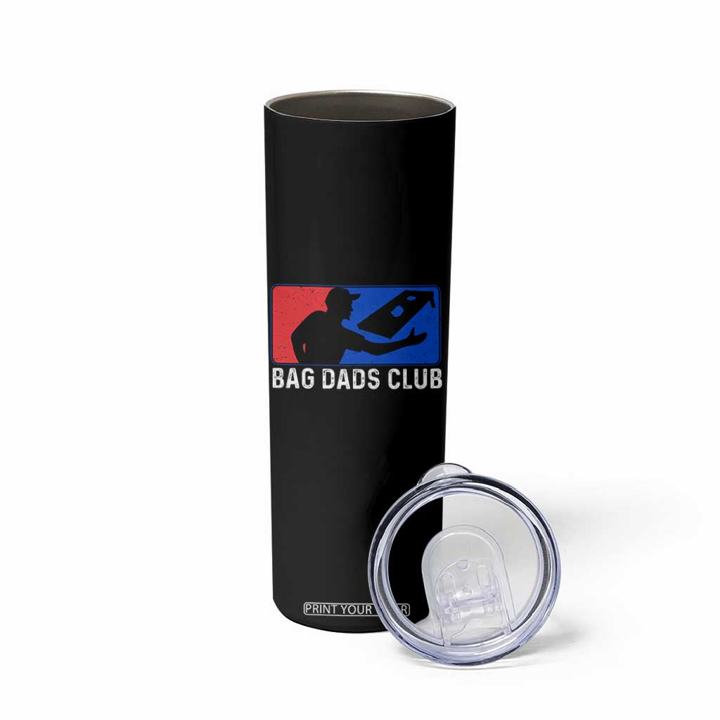 Funny Cornhole Bag Dads Club Skinny Tumbler TS10 Print Your Wear