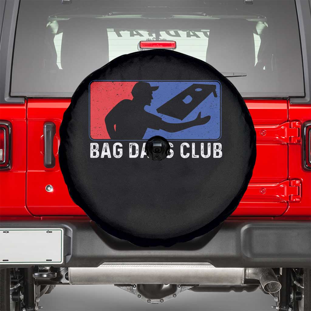 Funny Cornhole Bag Dads Club Spare Tire Cover TS10 Black Print Your Wear