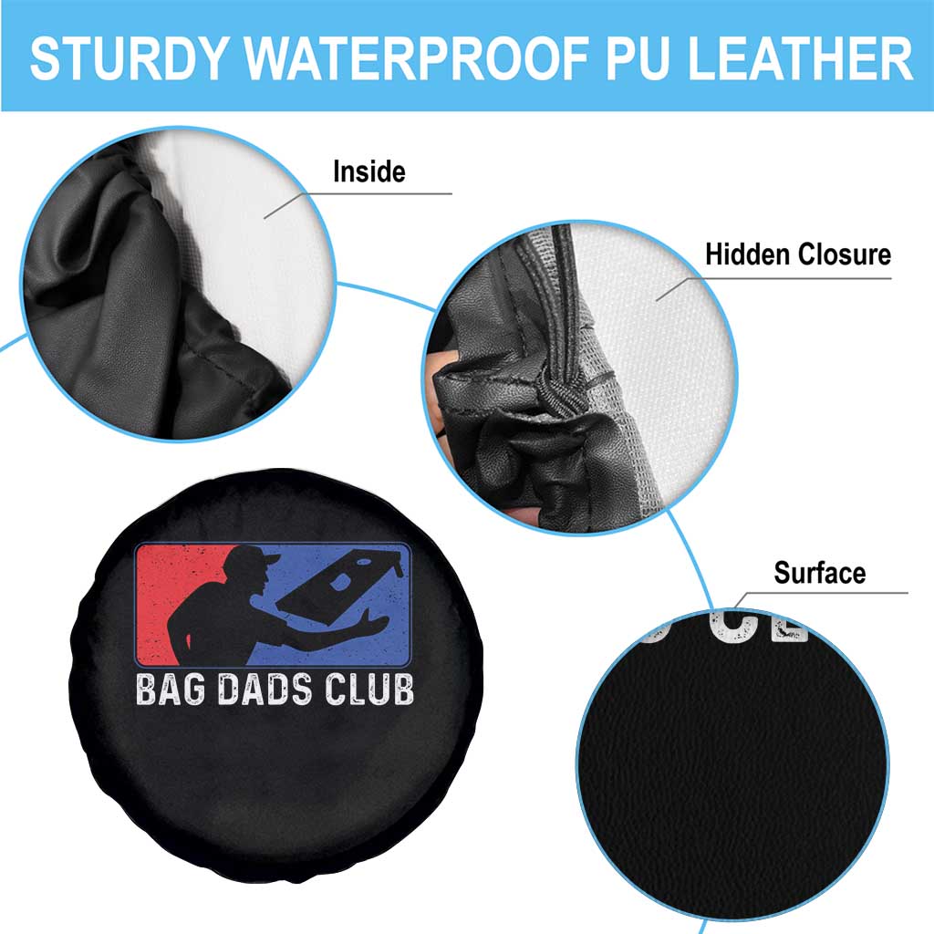 Funny Cornhole Bag Dads Club Spare Tire Cover TS10 Print Your Wear
