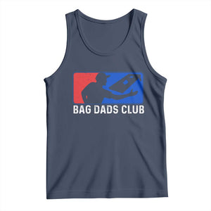 Funny Cornhole Bag Dads Club Tank Top TS10 Navy Print Your Wear