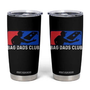Funny Cornhole Bag Dads Club Tumbler Cup TS10 Black Print Your Wear