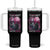 Pink Breast Cancer Tumbler With Handle Pink Ribbon Comeback Stronger Than Setback Wolf Moon TS10 One Size: 40 oz Black Print Your Wear