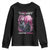 Pink Breast Cancer Youth Sweatshirt Pink Ribbon Comeback Stronger Than Setback Wolf Moon - Print Your Wear