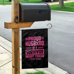 Husband Of A Warrior Breast Cancer Awareness Garden Flag Wife Support Squad TS10 Print Your Wear