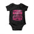 Husband Of A Warrior Breast Cancer Awareness Baby Onesie Wife Support Squad TS10 Black Print Your Wear