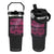 Husband Of A Warrior Breast Cancer Awareness Flip Straw Tumbler Wife Support Squad TS10 One Size: 30 oz Black Print Your Wear