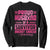 Husband Of A Warrior Breast Cancer Awareness Sweatshirt Wife Support Squad TS10 Black Print Your Wear
