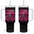 Husband Of A Warrior Breast Cancer Awareness Tumbler With Handle Wife Support Squad TS10 One Size: 40 oz Black Print Your Wear