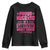 Husband Of A Warrior Breast Cancer Awareness Youth Sweatshirt Wife Support Squad TS10 Black Print Your Wear