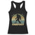 Onefoot Leg Amputee Recovery Racerback Tank Top Retro One Foot Bigfoot TS10 Black Print Your Wear
