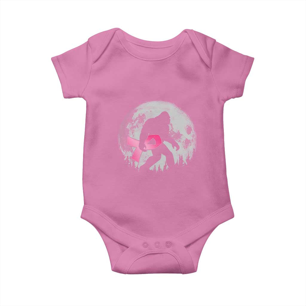 Bigfoot Pink Ribbon Breast Cancer Awareness Baby Onesie TS10 Azalea Print Your Wear