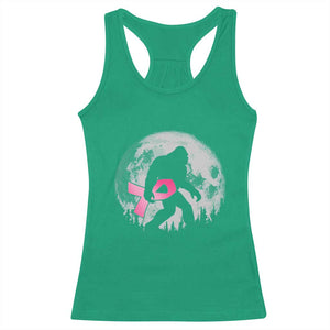 Bigfoot Pink Ribbon Breast Cancer Awareness Racerback Tank Top TS10 Irish Green Print Your Wear