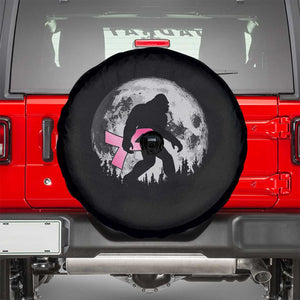 Bigfoot Pink Ribbon Breast Cancer Awareness Spare Tire Cover TS10 Black Print Your Wear