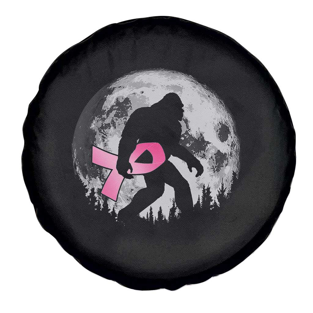 Bigfoot Pink Ribbon Breast Cancer Awareness Spare Tire Cover TS10 Print Your Wear