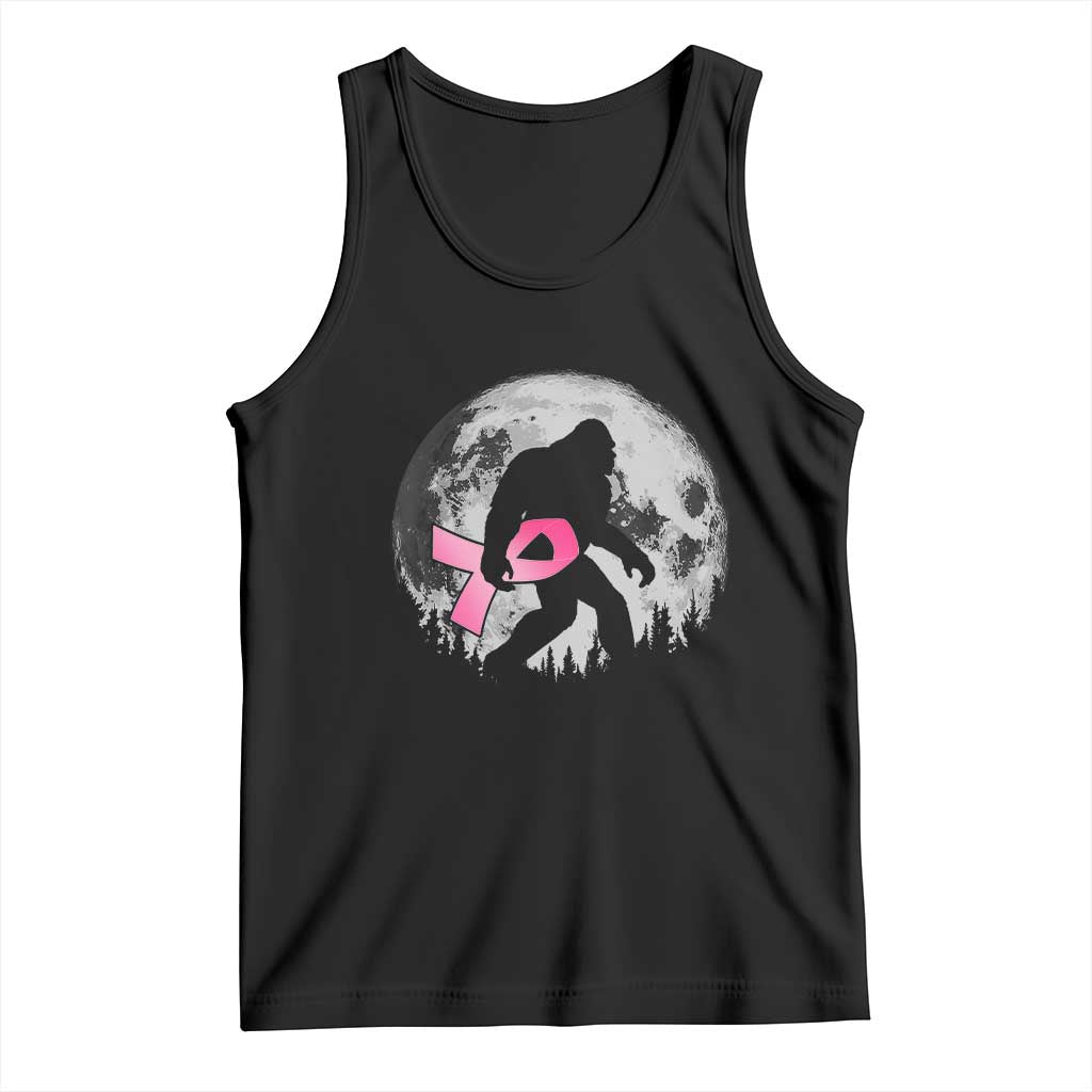 Bigfoot Pink Ribbon Breast Cancer Awareness Tank Top TS10 Black Print Your Wear