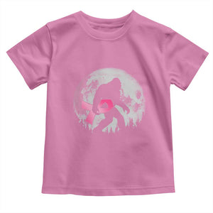 Bigfoot Pink Ribbon Breast Cancer Awareness Toddler T Shirt TS10 Azalea Print Your Wear