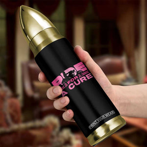 Breast Cancer Motorcycle Bullet Tumbler Pink Ribbon Ride For A Cure TS10 Print Your Wear