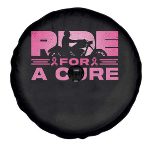 Breast Cancer Motorcycle Spare Tire Cover Pink Ribbon Ride For A Cure TS10 Print Your Wear