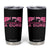 Breast Cancer Motorcycle Tumbler Cup Pink Ribbon Ride For A Cure TS10 Black Print Your Wear