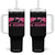Breast Cancer Motorcycle Tumbler With Handle Pink Ribbon Ride For A Cure TS10 One Size: 40 oz Black Print Your Wear