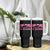 Breast Cancer Motorcycle Tumbler With Handle Pink Ribbon Ride For A Cure TS10 Print Your Wear