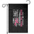 Back The Pink Ribbon Breast Cancer Awareness Garden Flag American Flag TS10 Black Print Your Wear