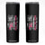 Back The Pink Ribbon Breast Cancer Awareness Skinny Tumbler American Flag TS10 Black Print Your Wear