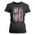 Back The Pink Ribbon Breast Cancer Awareness T Shirt For Women American Flag - Print Your Wear
