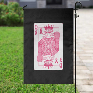 Breast Cancer Awareness Garden Flag Queen Of Pink Ribbon Blackjack Cards Poker TS10 Print Your Wear