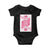 Breast Cancer Awareness Baby Onesie Queen Of Pink Ribbon Blackjack Cards Poker TS10 Black Print Your Wear